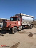 1994 WHITE GMC FEED TRUCK WITH HENSLEY 4 COMPARTMENT BODY, MANUAL TRANS, VIN: 4V2JCBME8RR824346, 798