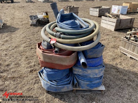 ASSORTED IRRIGATION HOSE, MOSTLY 4'' LAY FLAT