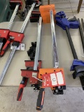 BESSEY K BODY REVOLUTION PARALLEL BAR CLAMPS [2], JORGENSEN CLAMPS [4]