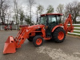 2016 KUBOTA L4760 WITH KUBOTA LA 1055 LOADER WITH 72'' BUCKET, QUICK HITCH SYSTEM, 3PT, PTO, 2-REM