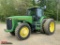 1995 JOHN DEERE 8200 TRACTOR, MFWD, 3-POINT, WITH QUICK HITCH, PTO, 4-REMOTES, POWER SHIFT, 18.4R42 