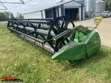 2012 JOHN DEERE 620F GRAIN HEAD, 20' FINGER REEL, S/N: 1H00620FAB074511