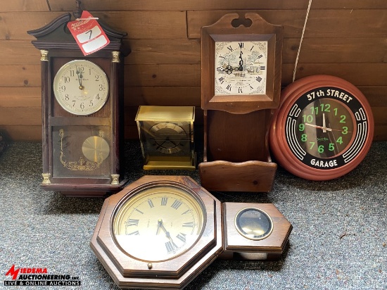 ASSORTED CLOCKS