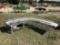STAINLESS 18'' X 11' CORNER BELT CONVEYOR, FOOD GRADE BELT, 220 VOLT