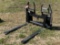 NEW WOODS 4400 PALLET FORK ATTACHMENT, 42'' FORKS, SKID STEER MOUNT
