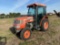KUBOTA M8200 TRACTOR, 3PT, PTO, 2-HYD REMOTES, CAB, NARROW TRACTOR, 4WD, DIESEL, 8-16 FRONT TIRES, 1