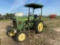 JOHN DEERE 900HC TRACTOR, DIESEL, WITH CULTIVATOR, 3PT, PTO, REAR WHEEL WEIGHTS, 11.2-28 REAR TIRES,