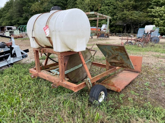 LEINBACK WATER WHEEL PLANTER, 65-GALLON TANK, 3PT