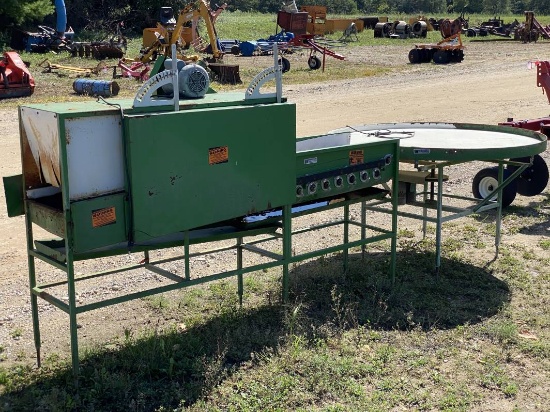AZS 16'' 14-BRUSH PRODUCE WASHER, 2 TOP BRUSHES, WITH NEW ABSORBERS, ROTARY  TABLE, 110 VOLT PLUG | Farm Equipment & Machinery | Online Auctions |  Proxibid
