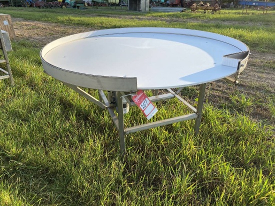 NEW PRODUCE PACKING 5' ROTARY TABLE, STAINLESS