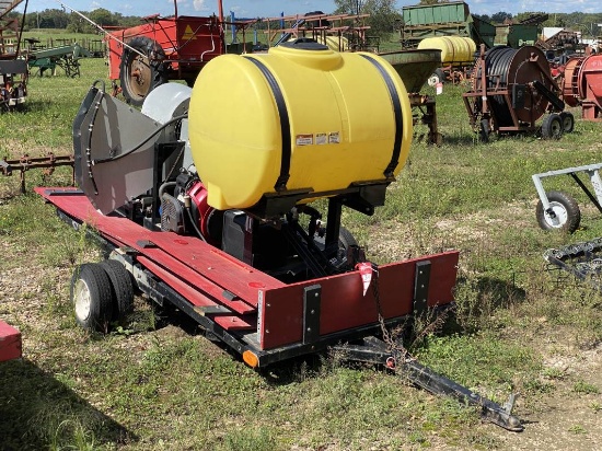 SPRAY INNOVATIONS ORCHARD SPRAYER, HONDA GX630 GAS ENGINE, 110-GALLON TANK