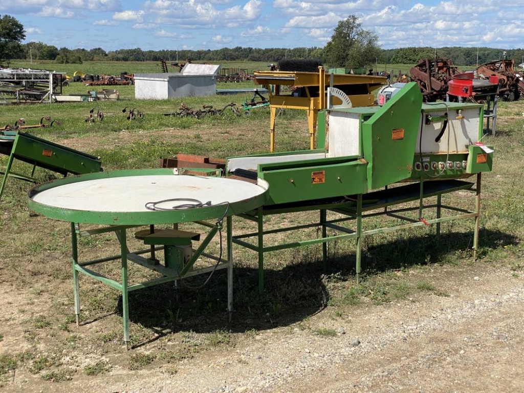 AZS 16'' 14-BRUSH PRODUCE WASHER, 2 TOP BRUSHES, WITH NEW ABSORBERS, ROTARY  TABLE, 110 VOLT PLUG | Farm Equipment & Machinery | Online Auctions |  Proxibid