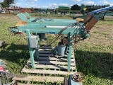 BELT CONVEYOR, 11'' X 4-1/2', VARIABLE SPEED, FOOT CONTROLLER, 110 VOLT