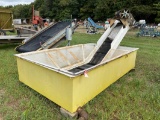 PRE SOAK TANK, WITH 24'' X 16' CHAIN CONVEYOR, TANK IS 7-1/2' X 12', 220 VOLT