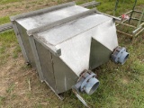 STAINLESS TANK, 44'' X 60'' X 48'' DEEP, WITH VALVES
