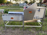 NEW PRODUCE PACKING BRUSH WASHER, 20 BRUSH WITH 1 TOP BRUSH