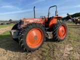 KUBOTA M9000 TRACTOR, MUDDER, 3PT, NO TOP LINK, PTO, 2-REMOTES, 4WD, HIGH CLEARANCE, 10 FRONT WEIGHT