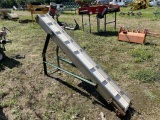 INCLINE BELT CONVEYOR, 8' X 8'', WITH DAMAGED MOTOR