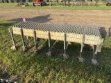 BEST EXPANDING TRACK CONVEYOR, 24'' X APPROX. 20'