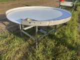 NEW PRODUCE PACKING 5' ROTARY TABLE, STAINLESS
