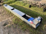BELT CONVEYOR, 12'' X 15' STAINLESS, PLASTIC BELT