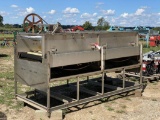 STAINLESS BRUSH WASHER, SOFT BRUSHES, 36'' X 9', 2HP, 220 VOLT