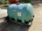 500-GALLON POLY TANK WITH ELECTRIC PUMP, 110 VOLT