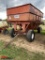 UNVERFERTH MCCURDY 375 BU. GRAVITY WAGON ON INTERNATIONAL 24000 LB RUNNING GEAR, BIN EXTENSIONS, EXT