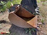 BACKHOE BUCKET, 12'', WITH TEETH