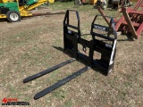 NEW WOODS 2200 42'' FORK ATTACHMENT, SKID STEER MOUNT