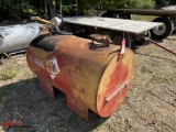APPROX. 300-GALLON FUEL TANK WITH HAND PUMP