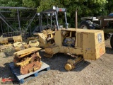 JOHN DEERE 482-C ROUGH TERRAIN FORKLIFT, 4X4, FOR PARTS - NOT COMPLETE