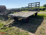 HAY WAGON, 8' X 16' WITH REAR RACK