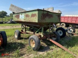 HUSKEE GRAVITY WAGON, MODEL 165, REAR HITCH