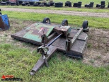 JOHN DEERE SIDE MOUNTED BRUSH HOG, 10', NO HYD. CYLINDER