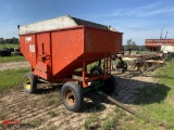 FICKLIN GRAVITY WAGON, APPROX. 200 BU.