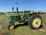JOHN DEERE 3020 TRACTOR, 3PT, PTO, 1 HYD REMOTE, GAS, NARROW FRONT, 15.5-38 REAR TIRES, S/N: SNT111R
