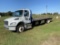 2012 FREIGHTLINER BUSINESS CLASS M2 SINGLE AXLE FLATBED TRUCK, 26', CUMMINS DIESEL ENGINE, AUTO TRAN