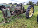 JOHN DEERE 1939 B PARTS TRACTOR SPOKES, UNCUT HOOD, NOT COMPLETE