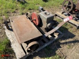 CUSHMAN CUB MODEL R14 2-HP HIT & MISS ENGINE, WITH CART, ENGINE TURNS OVER