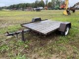 SINGLE AXLE TILT TRAILER, 1-7/8'' BALL, SELLS WITH WEIGHT SLIP