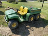 JOHN DEERE GATOR, 6X4, MANUAL DUMP, 1197 HOURS SHOWING, S/N: W006X4X016133