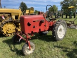 SEARS TRACTOR WITH 1-BOTTOM PLOW & CULTIVATOR, RUNS