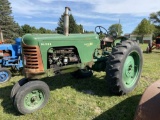 OLIVER SUPER 88 TRACTOR, DIESEL, NARROW FRONT, PTO, 1-REMOTE, 14.9-38 REAR TIRES, S/N: 36407-804