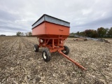 KORY GRAVITY WAGON, BIN EXTENSIONS, APPROX. 250-300 BU., REAR HITCH, EXTENDABLE TONGUE