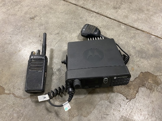 MOTOROLA 2-WAY RADIO SYSTEM, ALL DIGITAL SYSTEM, [5] XPR 4350 RADIOS, [2] XPR 3300 HANDHELD RADIO WI