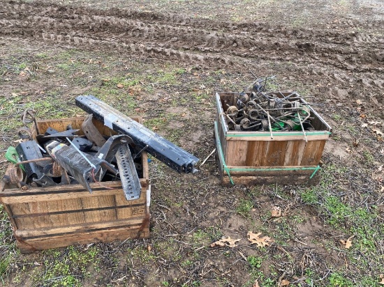 CULTIVATOR BRACKETS, SWEEPS, AXLE, LEVEL TIRES, ETC.