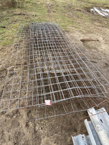 WIRE FENCE PANELS, APPROX [10] PIECES