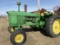 JOHN DEERE 4020 TRACTOR, DIESEL, 2WD, WIDE FRONT, OPEN STATION, 3PT, PTO, 1 HYD. REMOTE, NEED TO HAR