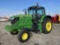 2015 JOHN DEERE 6150M TRACTOR, 150HP JD DIESEL, 2WD, CAB, 3PT, PTO, 3 HYD. OUTLETS, REAR HITCH CONTR